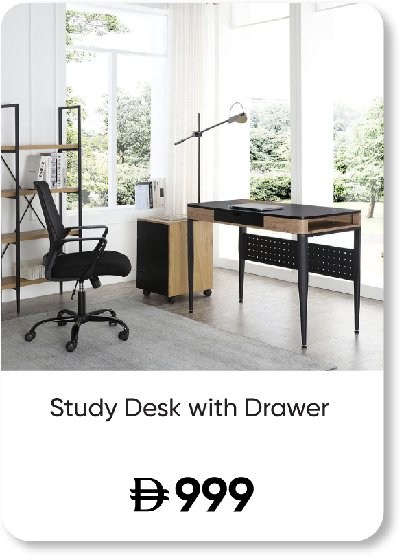 SFFU25-SD-Study Desk with Drawer